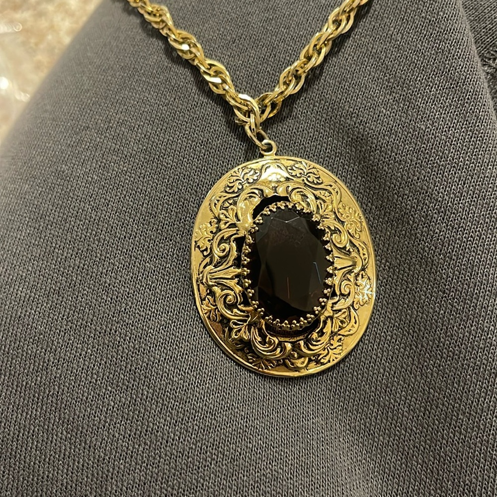 Vintage ruby necklace
